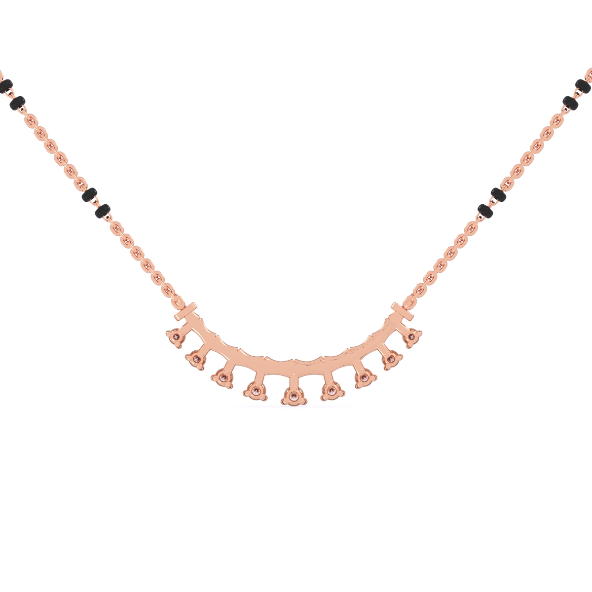 Minimalistic Round Diamond Mangalsutra